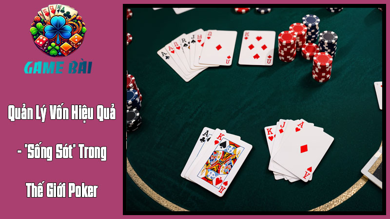 Quản Lý Vốn Hiệu Quả - "Sống Sót" Trong Thế Giới Poker Quản Lý Vốn Hiệu Quả - "Sống Sót" Trong Thế Giới Poker