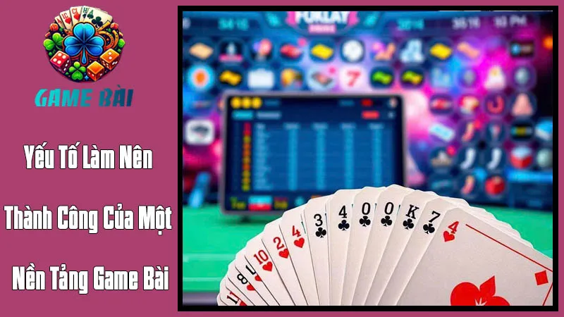 Yếu Tố Làm Nên Thành Công Của Một Nền Tảng Game Đánh Bài Uy Tín Yếu Tố Làm Nên Thành Công Của Một Nền Tảng Game Đánh Bài Uy Tín